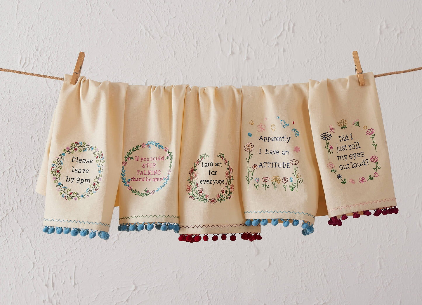 Roll Eyes Kitchen Towel