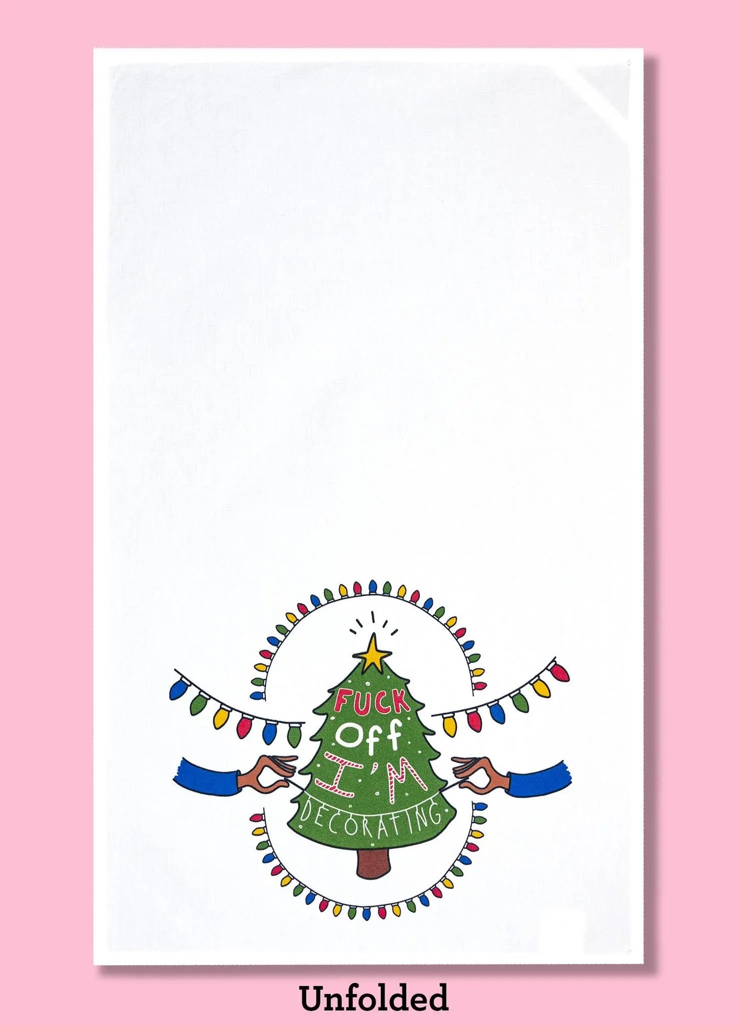 F Off, I'm Decorating Dishtowel Bad Grandma Designs