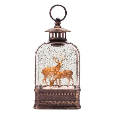 LED Snow Globe w/Deer Melrose