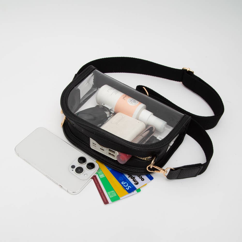 Game Day Stadium Clear Crossbody Bag