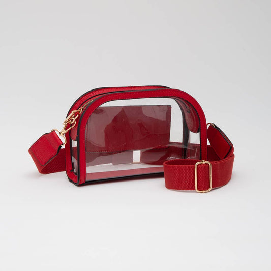 Game Day Stadium Clear Crossbody Bag