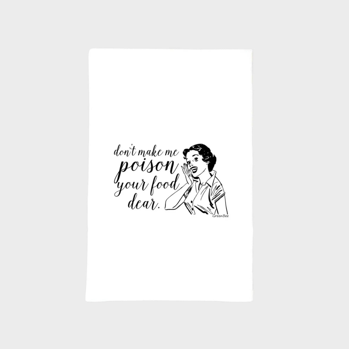 Poison Food Kitchen Towel | Tea Towels | Funny Dish Towels