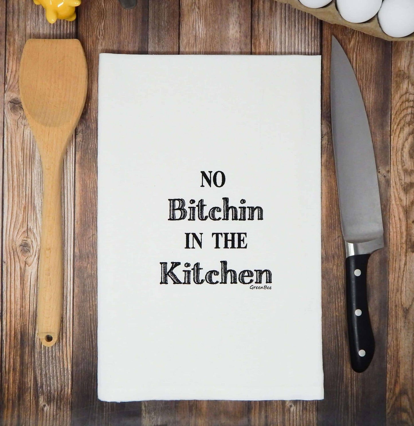 No Bitchin In Kitchen Towel | Tea Towels | Funny Dish Towels
