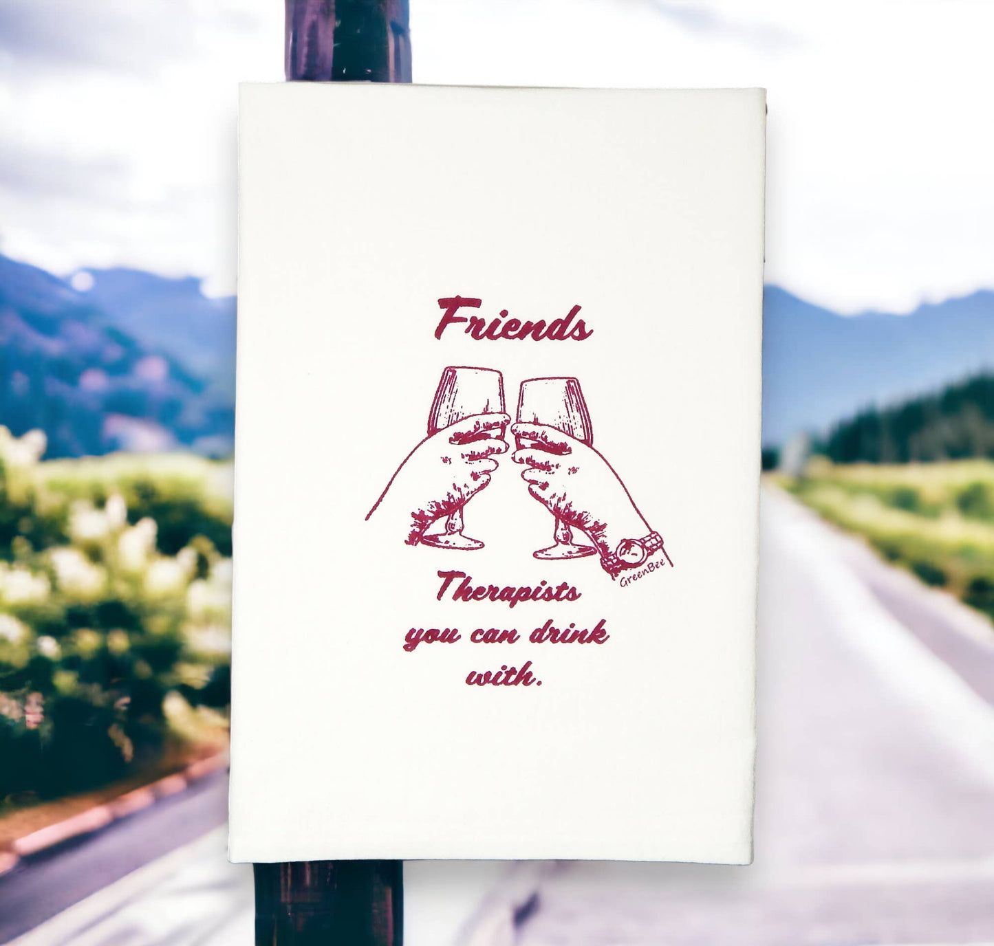 Friend Therapist Dish Towel | Tea Towels | Kitchen Towels