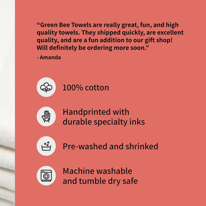 Christmas Cocktail Dish Towel | Tea Towels | Kitchen Towels