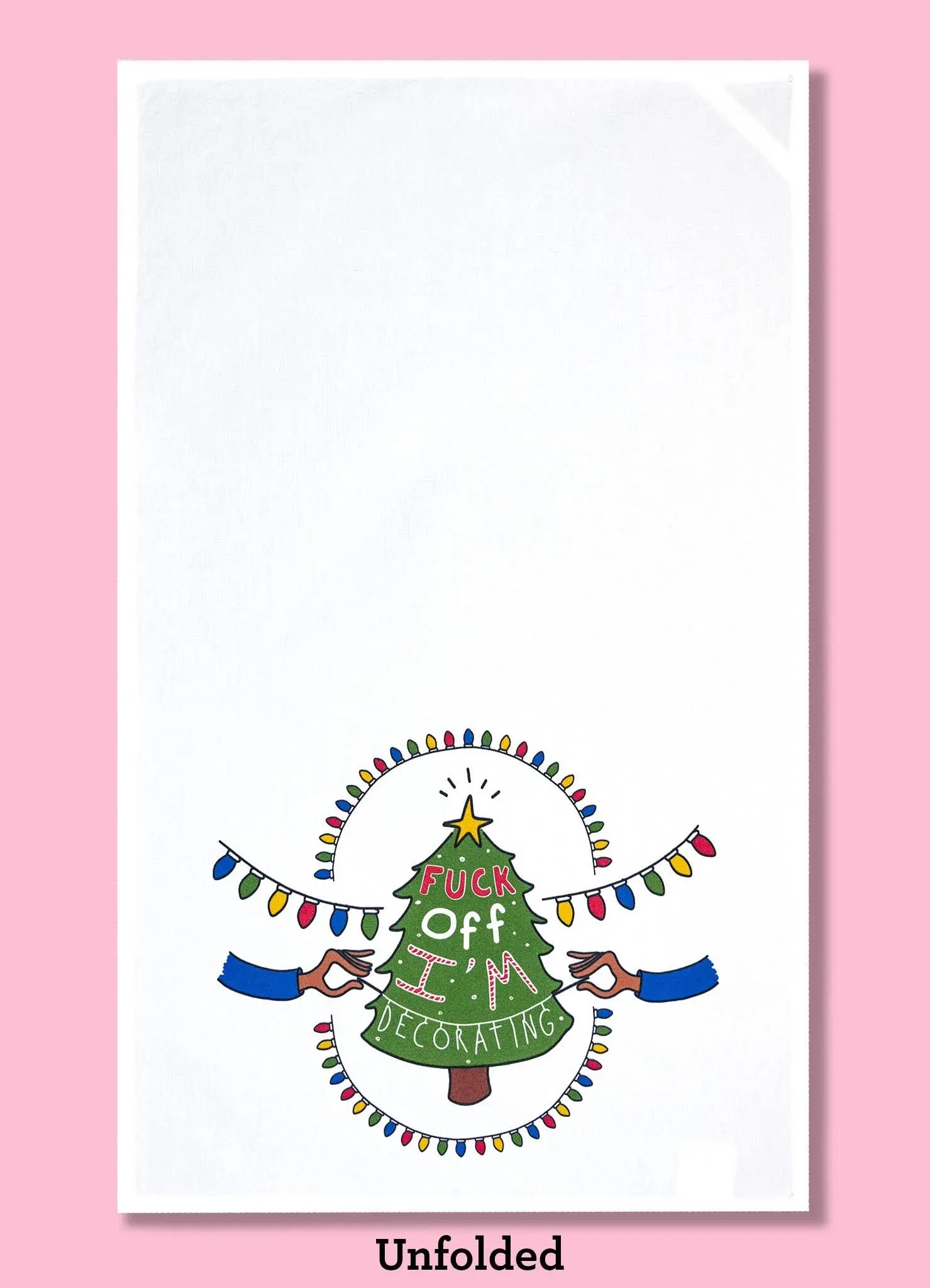 F Off, I'm Decorating Dishtowel Bad Grandma Designs