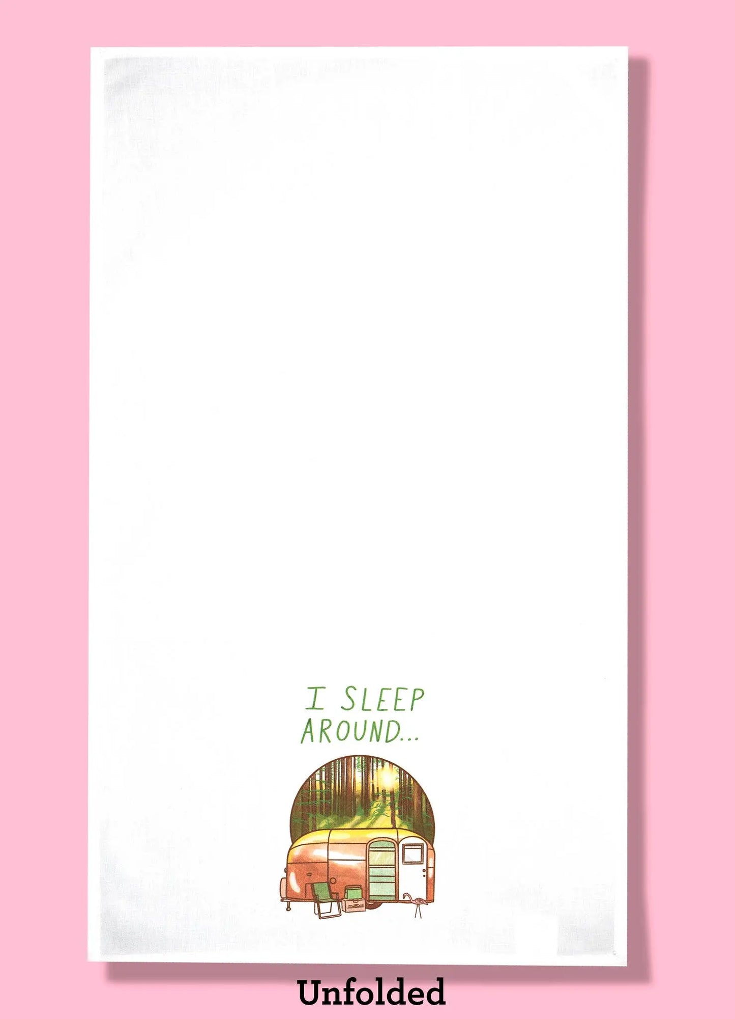 I Sleep Around - RV Dishtowel Bad Grandma Designs
