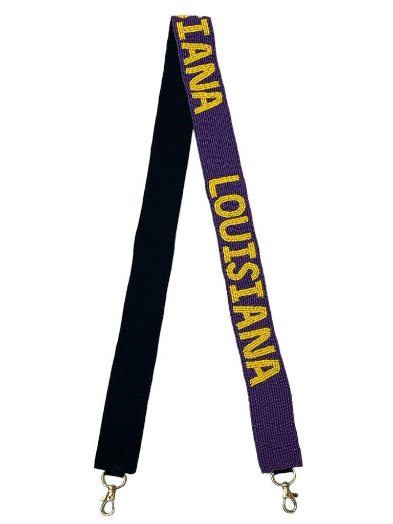 Game Day Beaded Straps : Purple tiger
