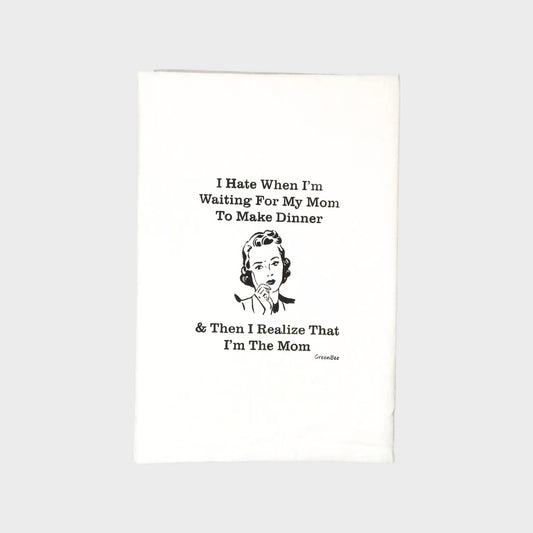 Mom Dinner Kitchen Towels | Tea Towels | Funny Dish Towels