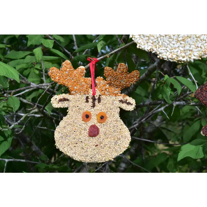 Wooden Christmas Cookie With Seeds