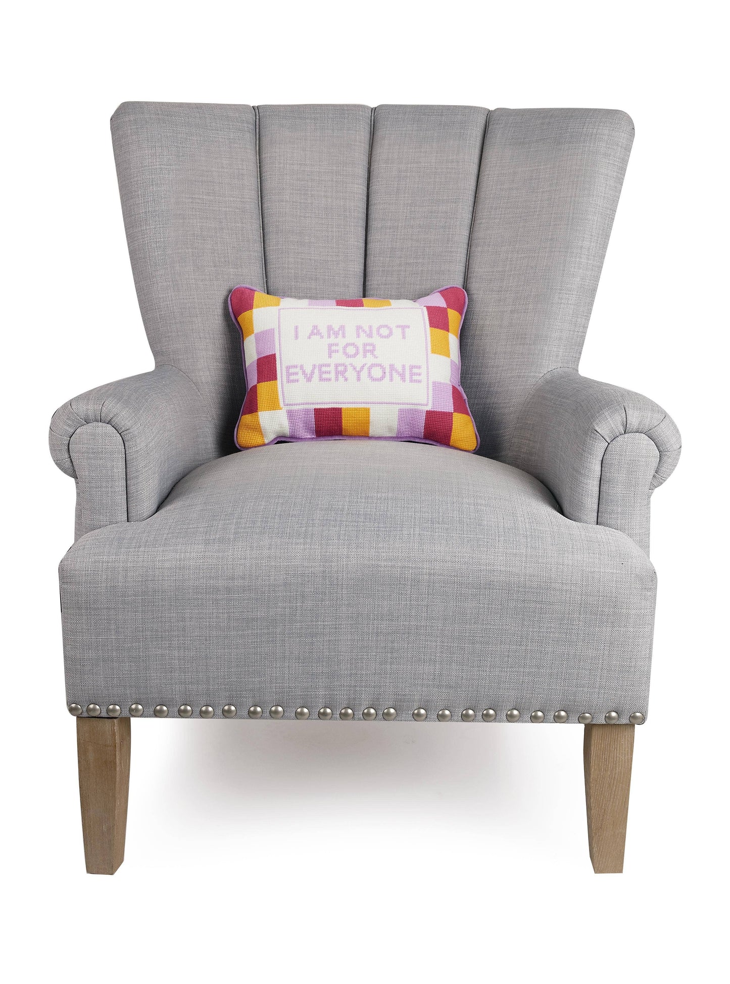 Not For Everyone Embroidered Pillow