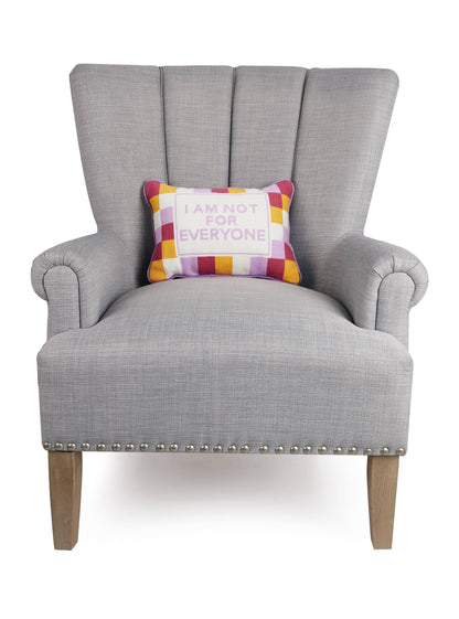 Not For Everyone Embroidered Pillow
