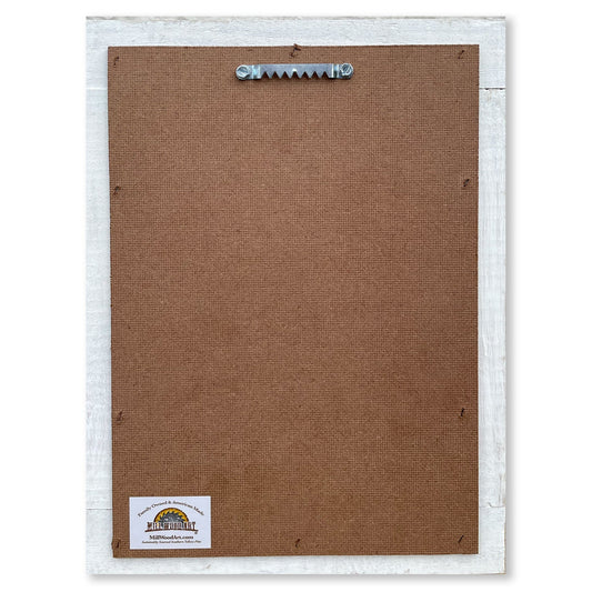 Cheers Santa! | Real Wood Framed Wall Art Print