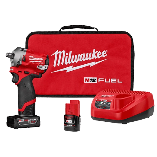 M12 FUEL™ Stubby 1/2" Impact Wrench Kit