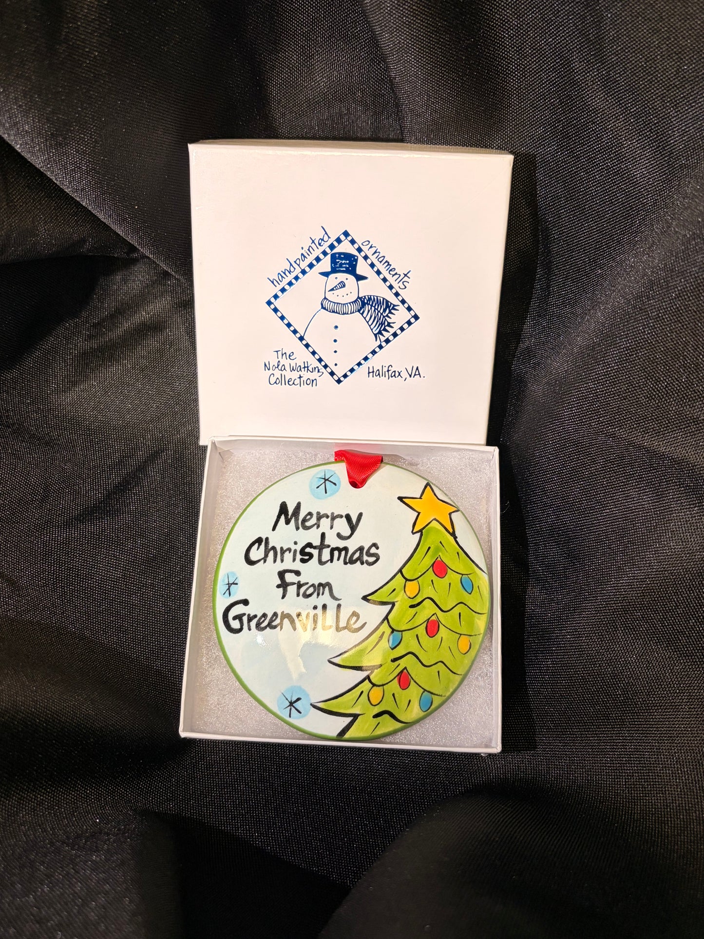 Nola Handpainted Christmas Ornaments