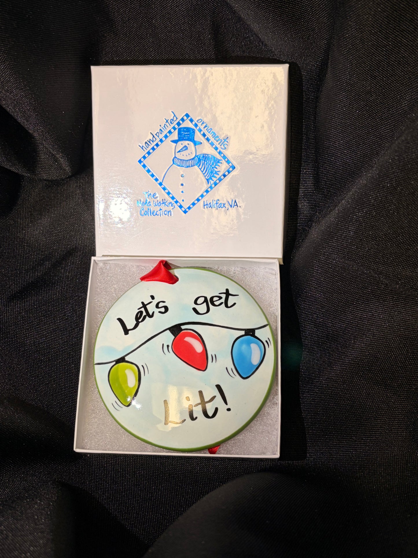 Nola Handpainted Christmas Ornaments