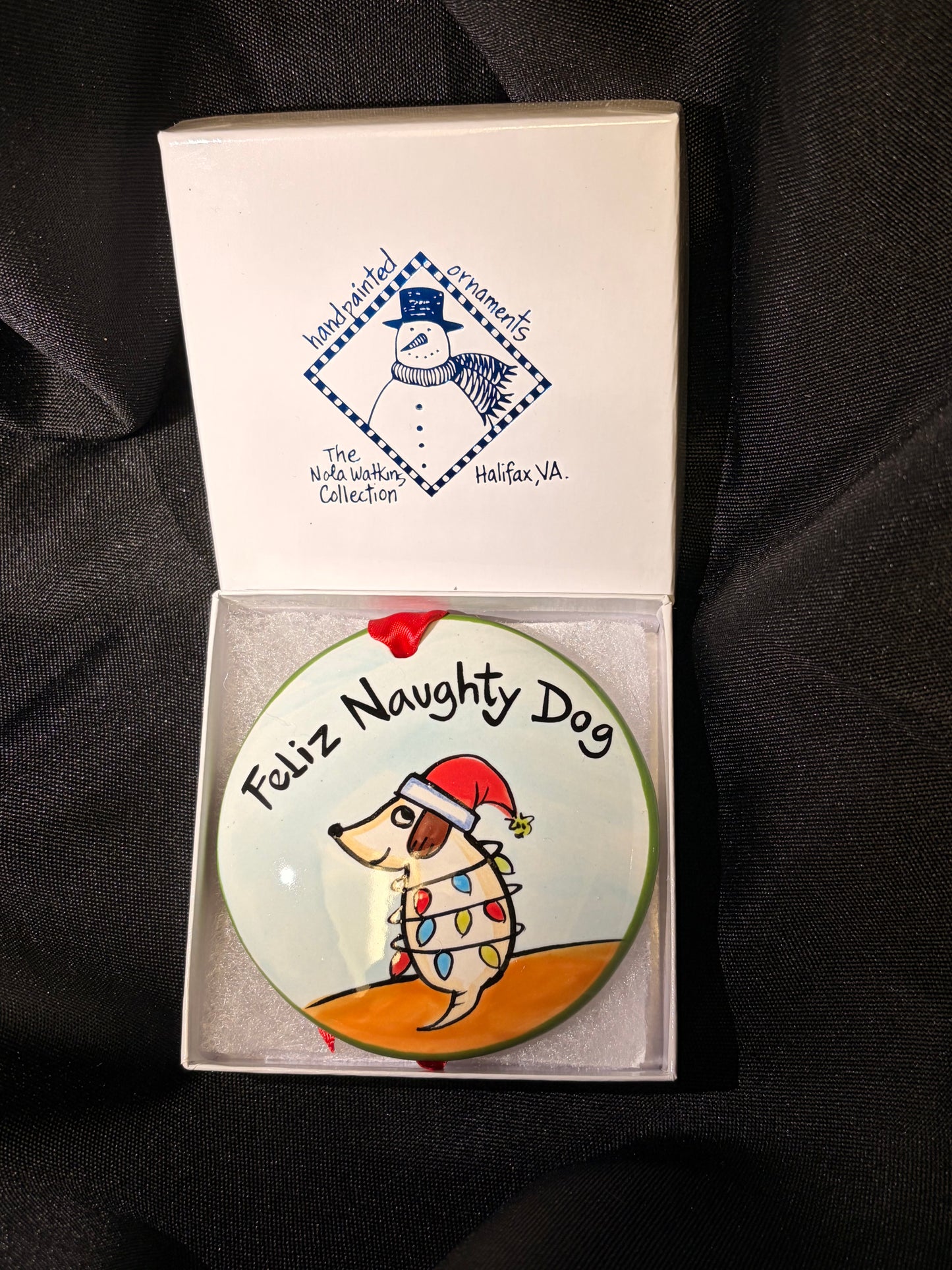 Nola Handpainted Christmas Ornaments