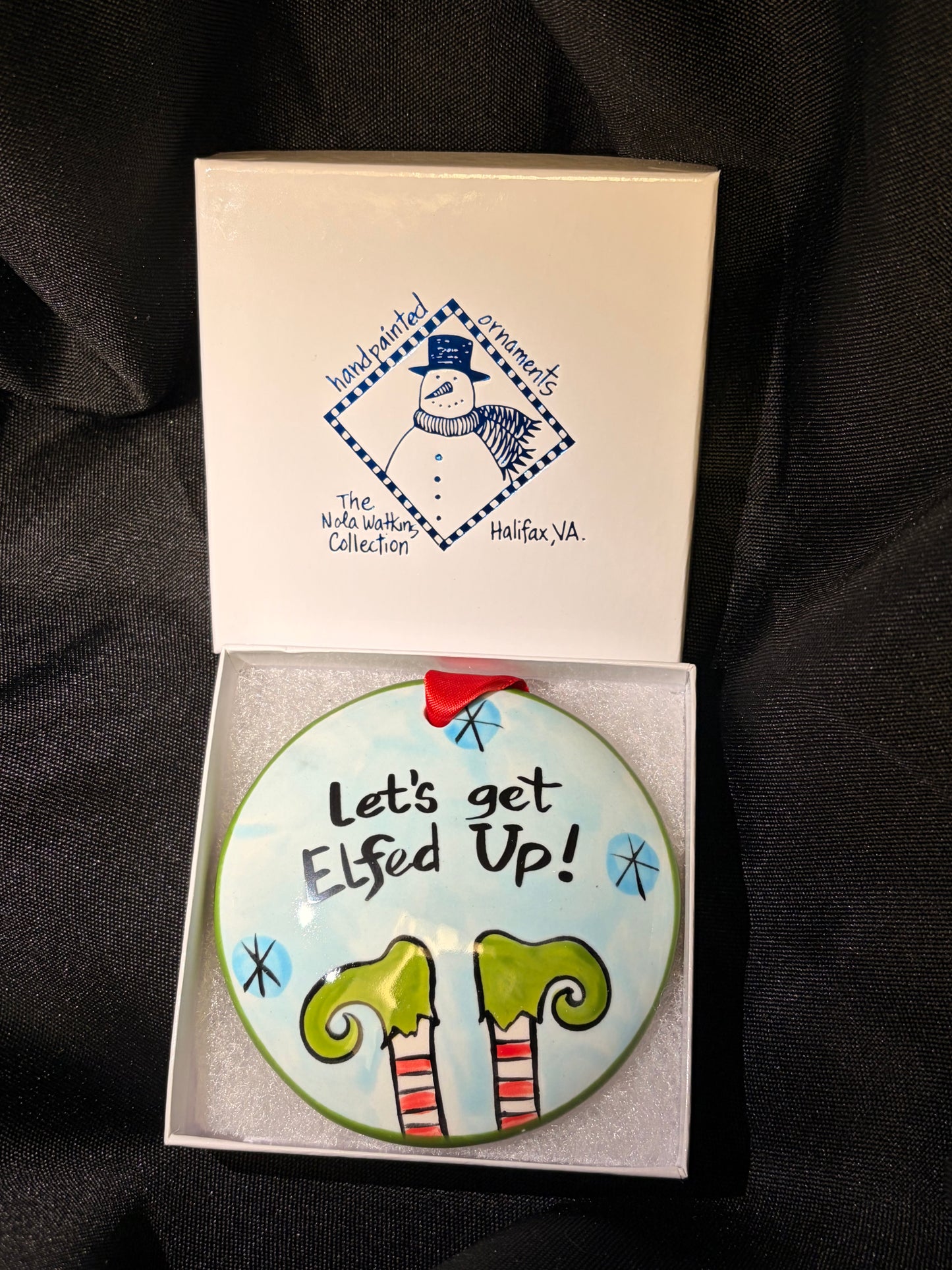 Nola Handpainted Christmas Ornaments