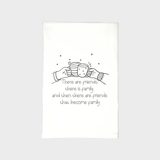 Family Friends Dish Towel | Tea Towels | Cute Dish Towels