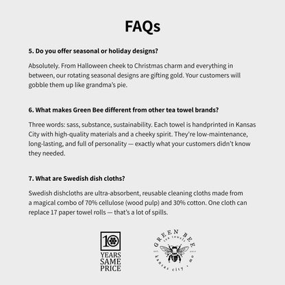 No Bitchin In Kitchen Towel | Tea Towels | Funny Dish Towels