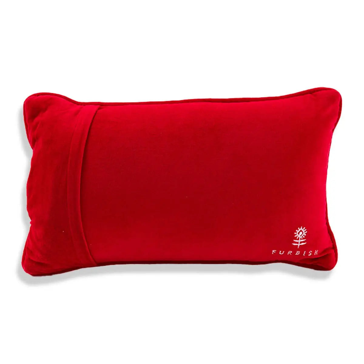 Merry Little Cocktail Needlepoint Pillow Furbish Studio