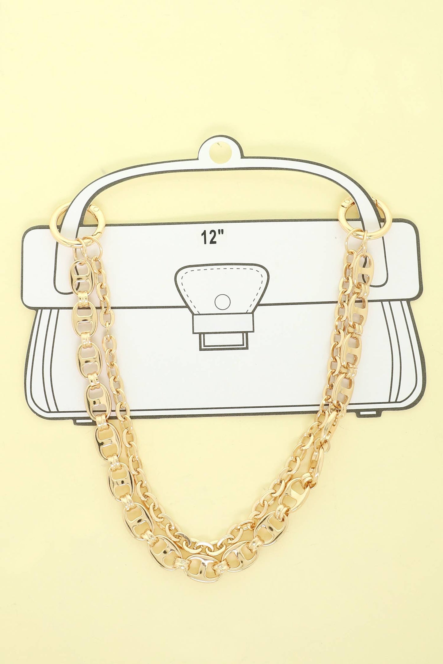 Dual-Strand Pop-Top Bag Chain