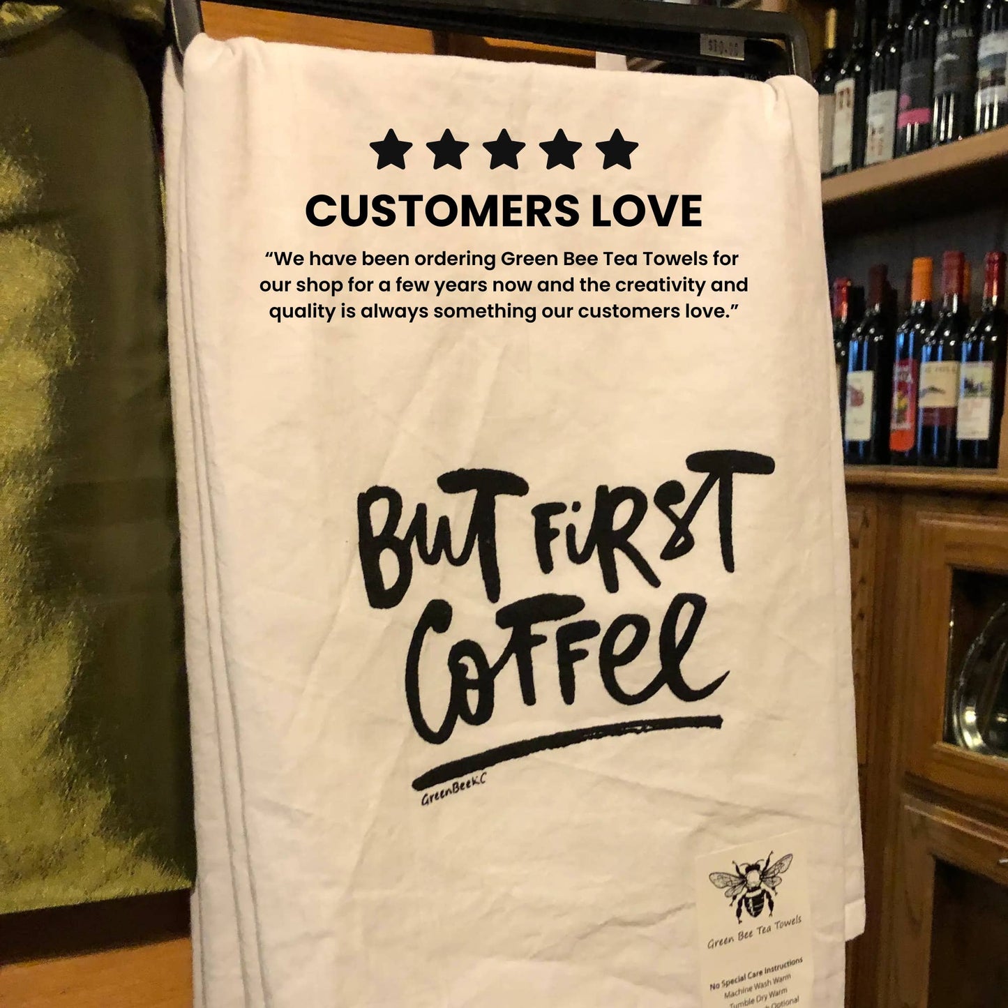 Dog Is Home Dish Towel | Tea Towels | Flour Sack Towels