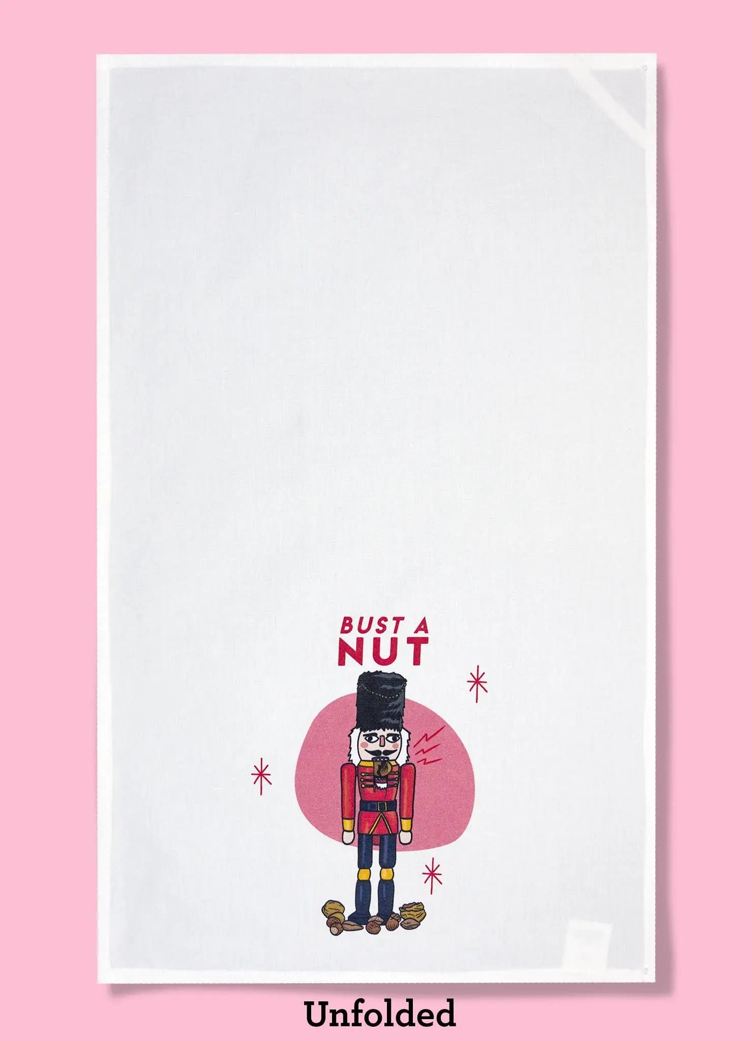 Bust a Nut Dishtowel Bad Grandma Designs