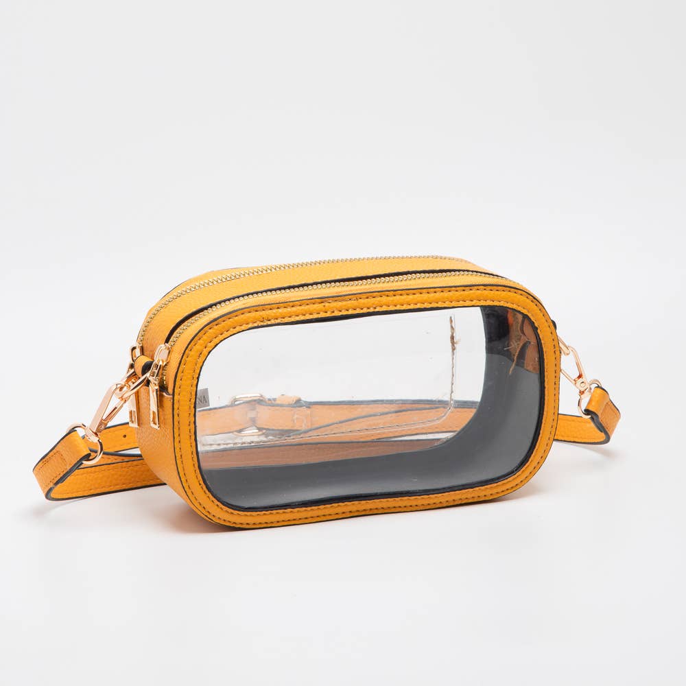 Game Day Stadium Clear Oval Crossbody Bags
