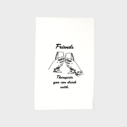 Friend Therapist Dish Towel | Tea Towels | Kitchen Towels