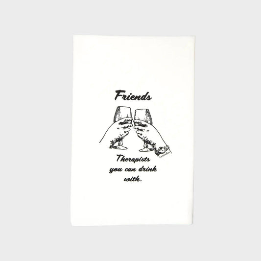 Friend Therapist Dish Towel | Tea Towels | Kitchen Towels